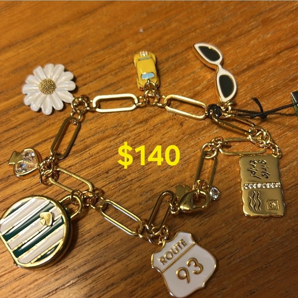 Gold Charm Bracelet kate Spade